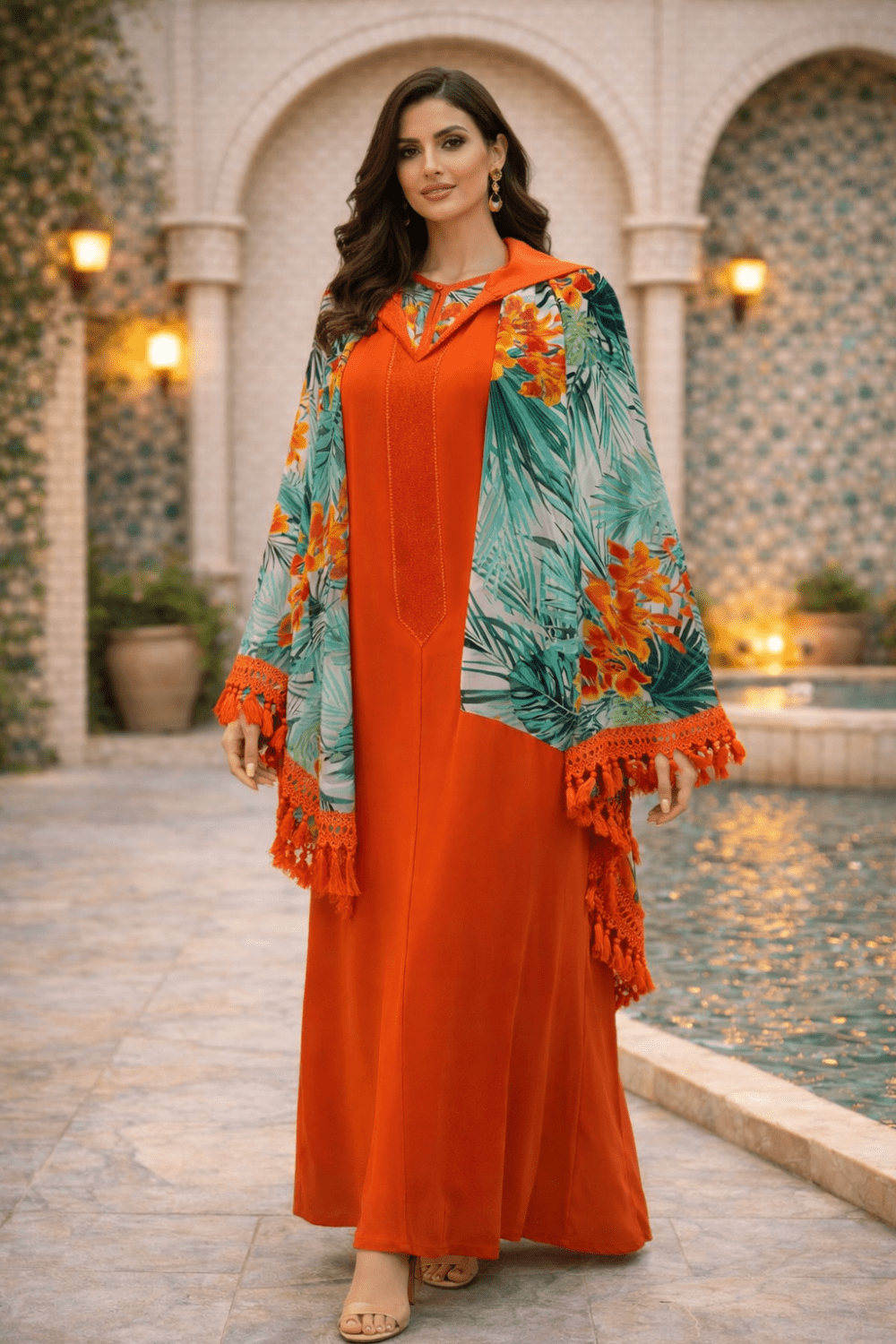 Sunset Oasis Moroccan Caftan