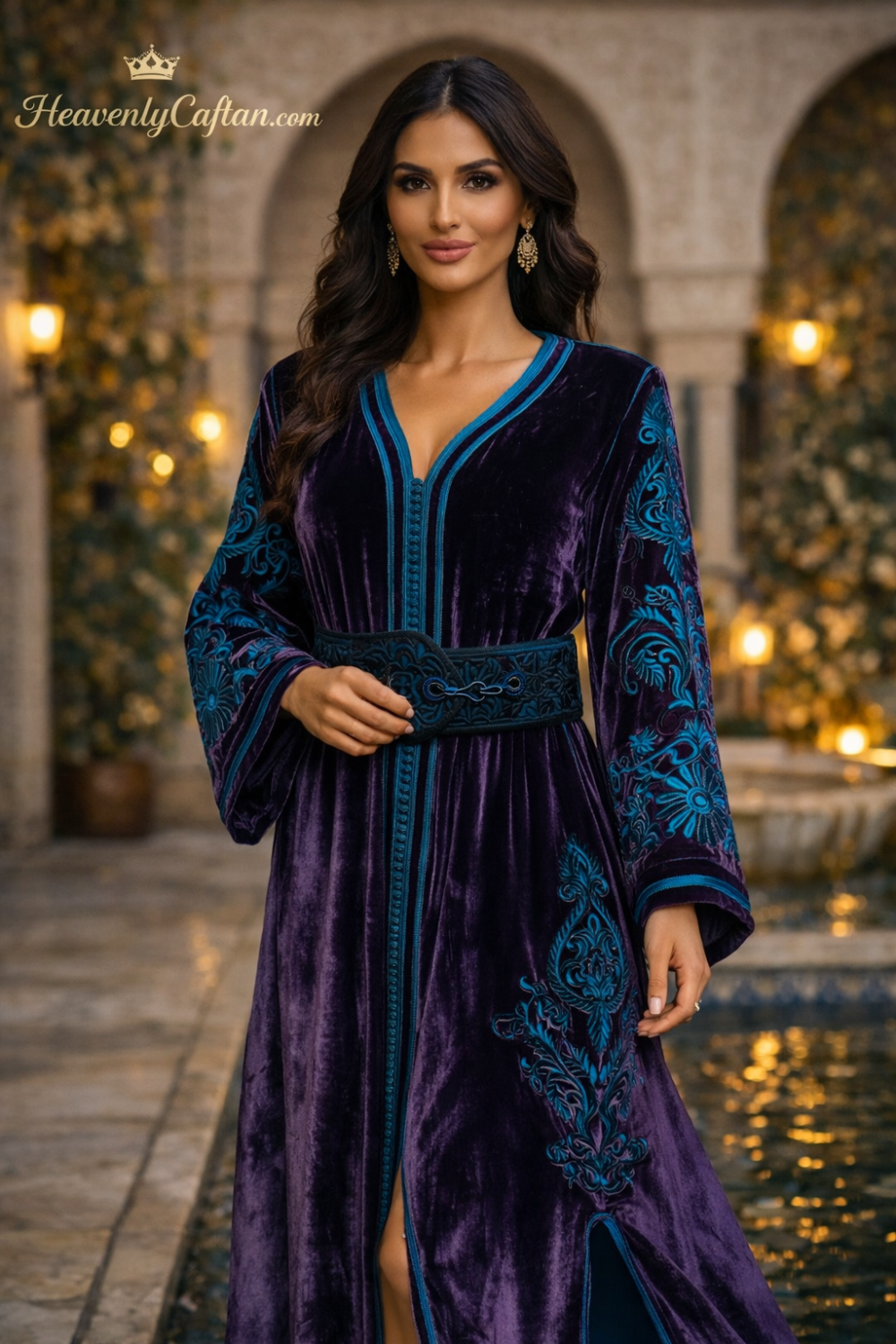 royal velvet caftan